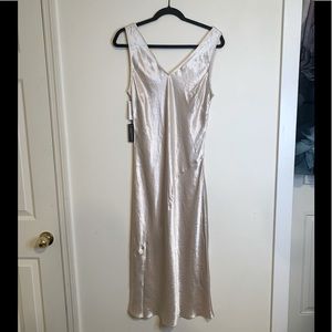 COPY - NWT Aritzia Babaton Midi Blair denudé champagne Dress size medium